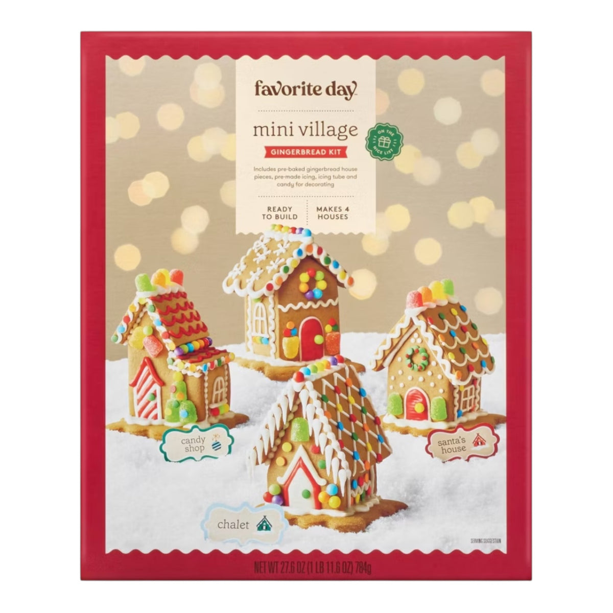 Christmas Mini Village Gingerbread House Kit - Favorite Day