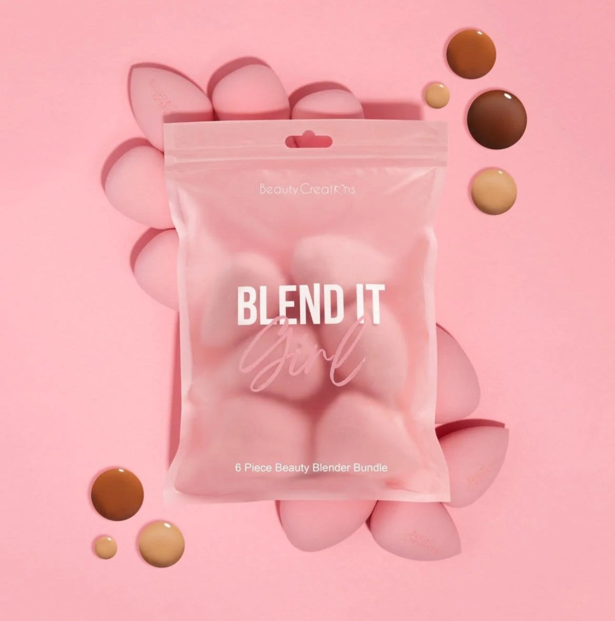 BEAUTY BLENDERS
Pink Blend it Girl – Esponjas Difuminadoras Beauty Creations