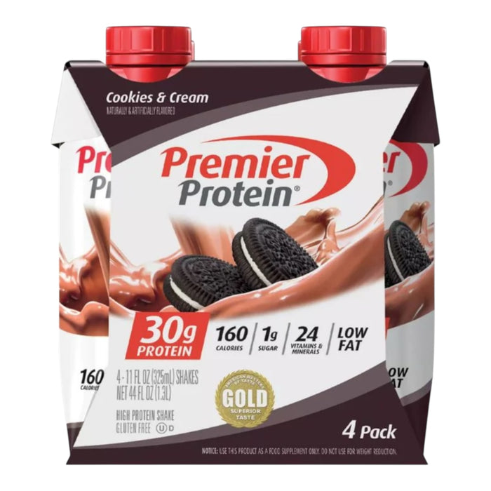 Premier Protein Batido Alto en Proteínas sabor Cookies & Cream 325ml 4pack