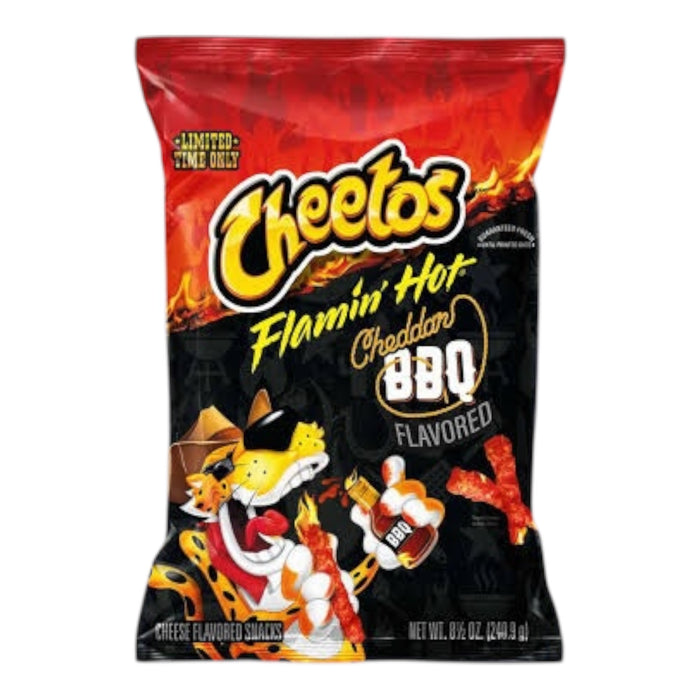 Cheetos Edición Limitada Flamin' Hot Cheddar BBQ 240 g
