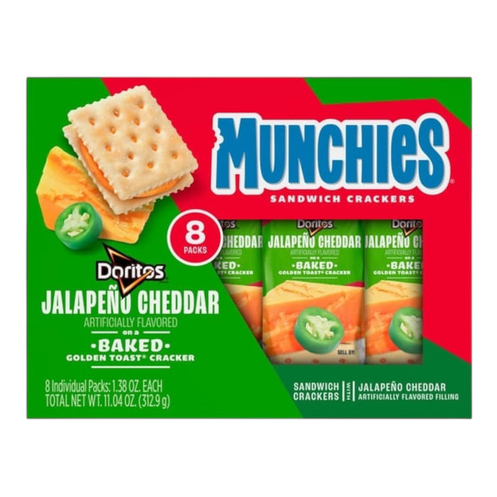 Galletas Sandwich de Jalapeño y Cheddar Munchies 8 Piezas