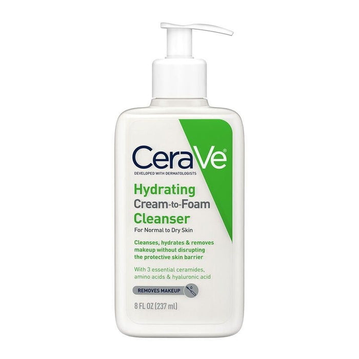 Cerave
Crema limpiadora-Espuma Hidratante 8oz