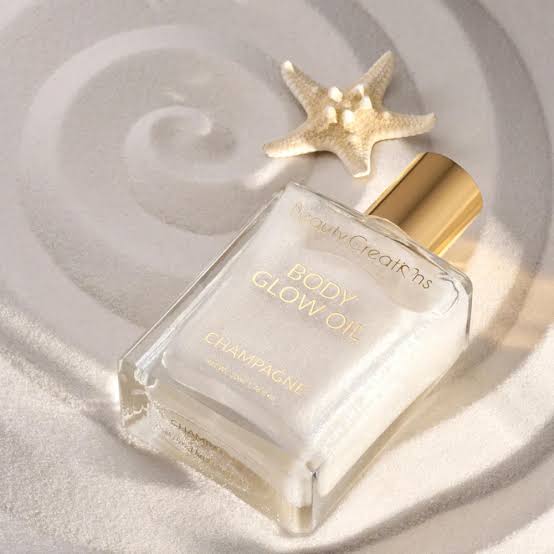 Body Glow Oil Champagne (Aceite Corporal) Beauty Creations