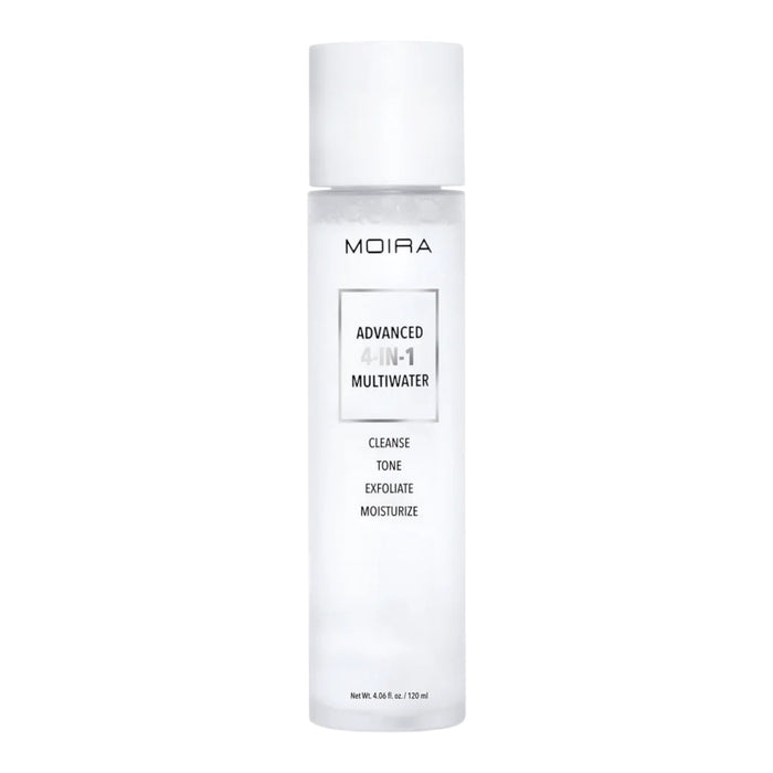 Moira Advanced 4-in-1 Multi-Water Agua Desmaquillante Multiusos Tónica, Hidratante, Humectante y Microexfoliante 4 en 1