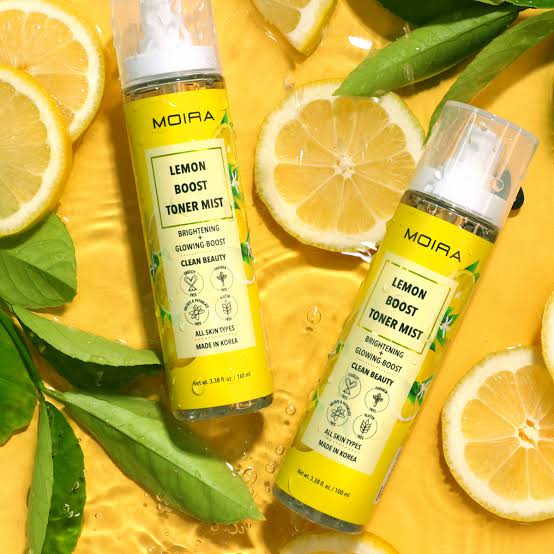 Lemon Boost Toner Mist Moira