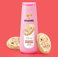 Dove x Crumbl Moisturizing Liquid Body Wash Strawberry Crumb Cake