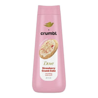 Dove x Crumbl Moisturizing Liquid Body Wash Strawberry Crumb Cake