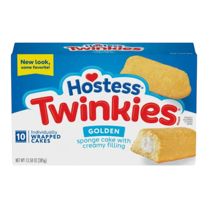 Pastelitos Twinkies Vainilla 10 piezas 385g