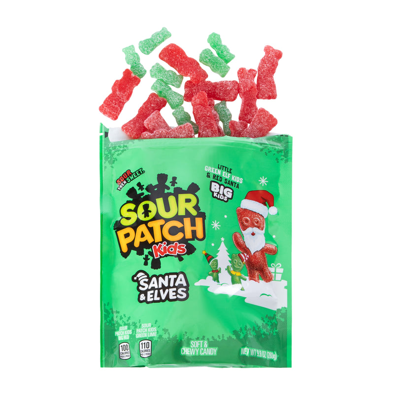 Sour Patch Kids Santa & Elves Soft & Chewy Holiday Candy