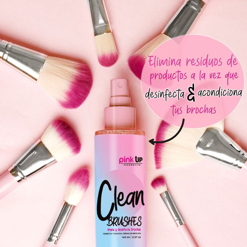 Clean Brushes Pink Up