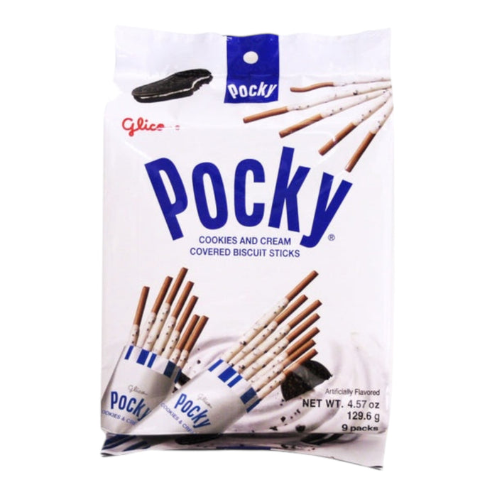 Pocky Cookies & Cream Covered Biscuit Sticks - 9 Pack