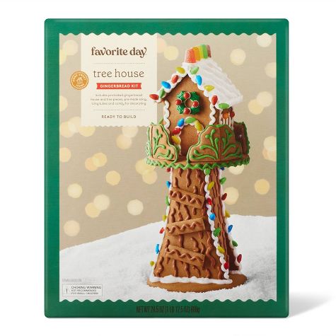 Christmas Tree House Gingerbread House Kit - Favorite Day