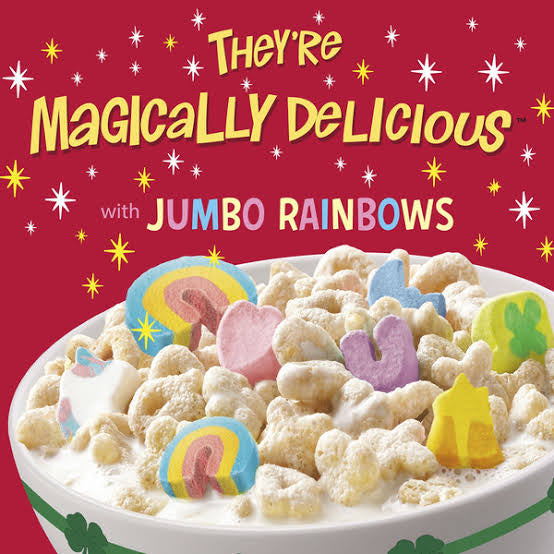 Lucky Charms Cereal Jumbo Rainbows Family Size