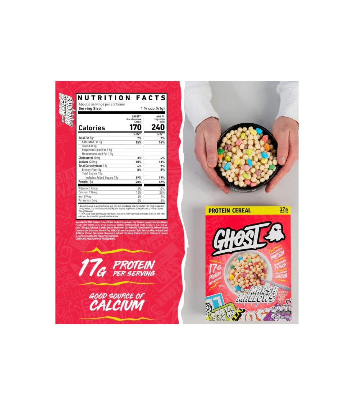 Ghost Cereal (17g Protein) Marshmallows 266 g